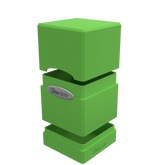 ULTRA PRO - Classic Satin Tower Deck Box: Lime Green - Gamesmart